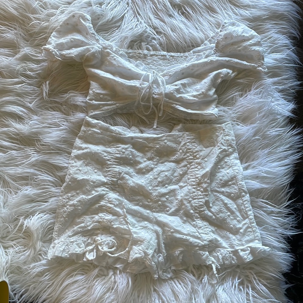 Zaful Two Piece White Set